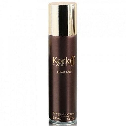 Korloff Royal Oud 150ml Deodorant Spray For Men - Thescentsstore